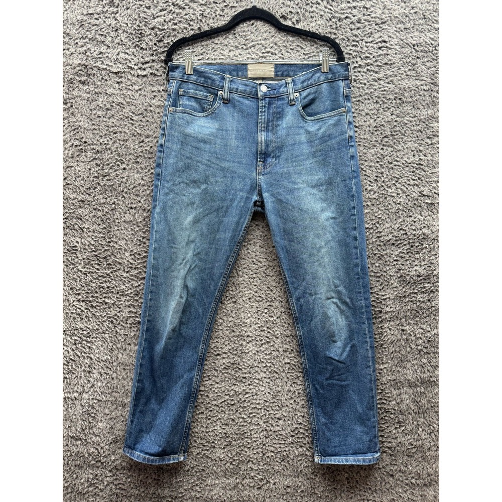 Everlane The Selvedges Slim Fit Jeans Medium Wash Blue Mens Size 29